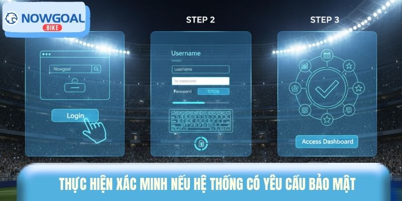 Thực hiện xác minh nếu hệ thống có yêu cầu bảo mật